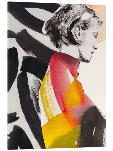 Acrylglas print Pensive