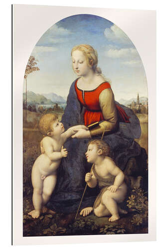 Galleritryck Madonna with Child Jesus and Johannesknaben (the beautiful gardener)