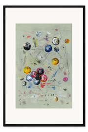 Gerahmter Kunstdruck Planet-Serie, Entflammen