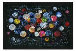 Gerahmter Kunstdruck Planet-Serie, Kreation