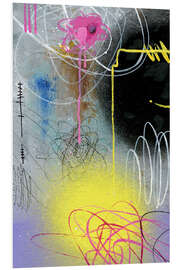 Hartschaumbild Lächeln