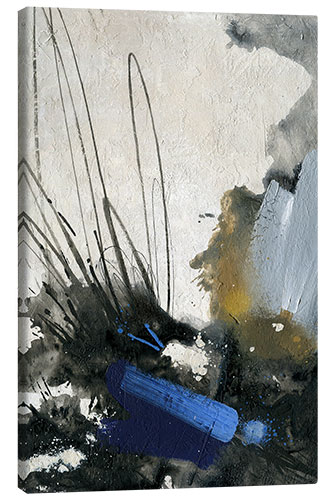 Leinwandbild Blauer Komet