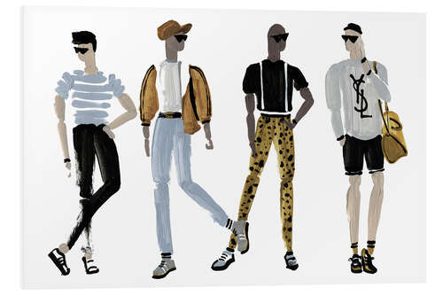 Tableau en PVC Fashion boys