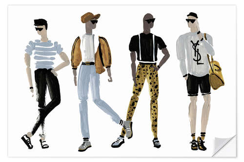 Wall sticker Fashion boys
