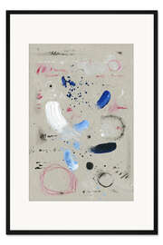 Gerahmter Kunstdruck Bewegung in eine Richtung