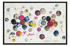 Gerahmter Kunstdruck Verspielte Planeten