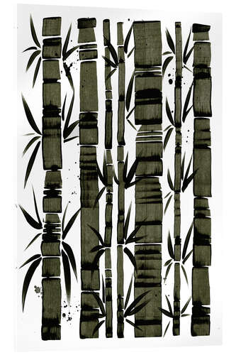 Acrylic print Bamboo in the forest