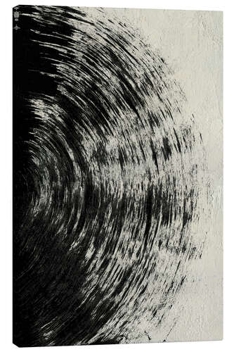 Obraz na płótnie Abstract black circle