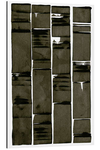 Aluminium print Bamboo trunks