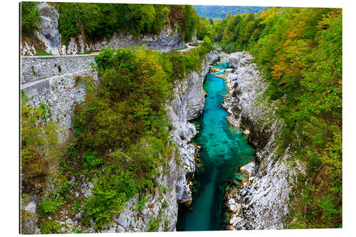 Gallery print The Napoleon Bridge near Kobarid in Slovenia