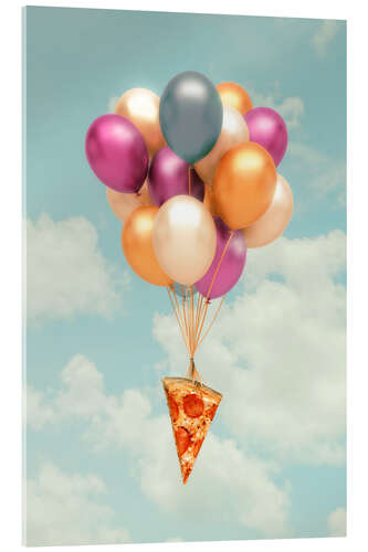 Akryylilasitaulu Pizza Balloons