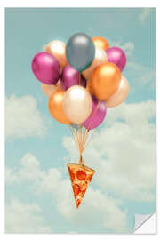 Adesivo murale Pizza Balloons