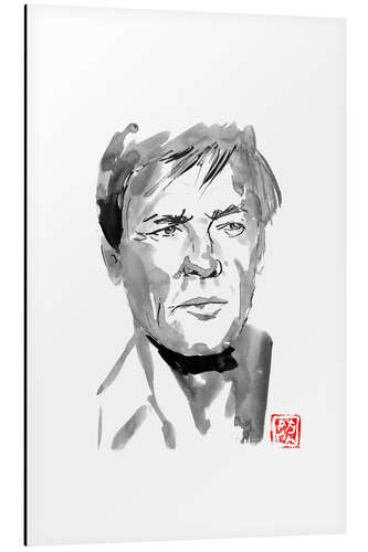 Aluminium print Roger Moore