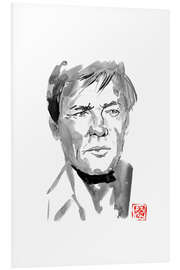 Foam board print Roger Moore