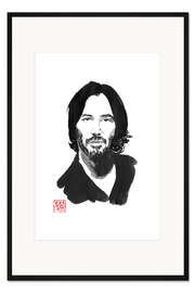 Gerahmter Kunstdruck Keanu Reeves