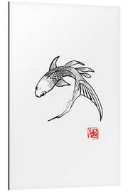 Magnettafel Karpfen Koi