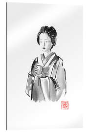 Gallery print Geisha drinking