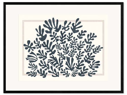 Impressão artística com moldura Henri Matisse Botany
