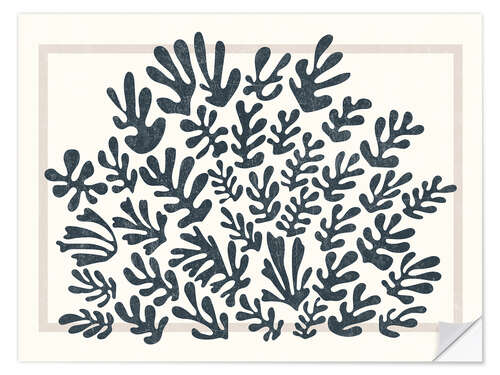 Selvklebende plakat Henri Matisse Botany
