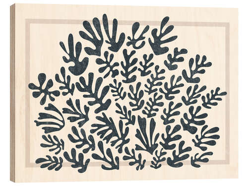 Holzbild Henri Matisse Botanik