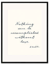 Kunsttryk i ramme Henri Matisse Motivational Quote