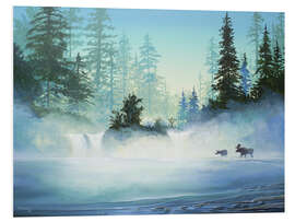 Foam board print Alaska Morning