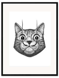 Framed art print Cat Dali