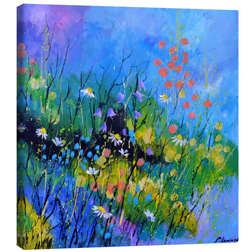 Canvas print Summer field flowers