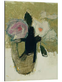 Magnettafel Rote Rosen in einer Vase