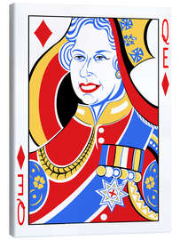 Stampa su tela Queen Elizabeth II