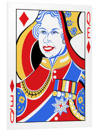 PVC print Queen Elizabeth II