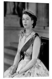 Quadro em plexi-alumínio Elizabeth II of England