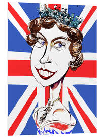 PVC-tavla Queen Elizabeth II , young