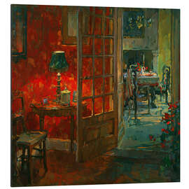 Magnettafel Die rote Tapete