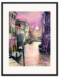 Gerahmter Kunstdruck Venedig, Rio dei Mori