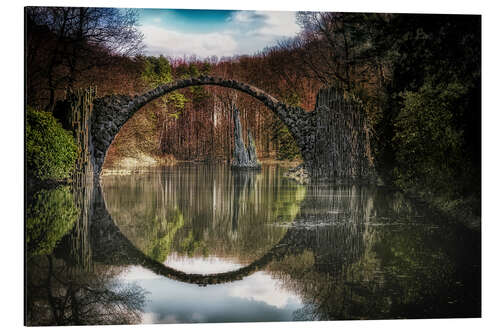 Aluminium print Rakotz Bridge