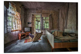 Magnettafel Verlassenes Hotel