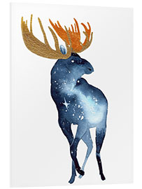 Foam board print Galaxy Golden Moose