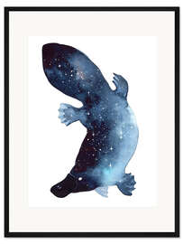 Gerahmter Kunstdruck Galaxy Platypus