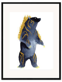 Framed art print Golden Bear