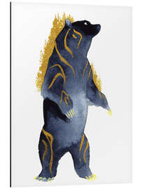 Magnettafel Goldener Bär