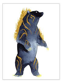 Poster Goldener Bär