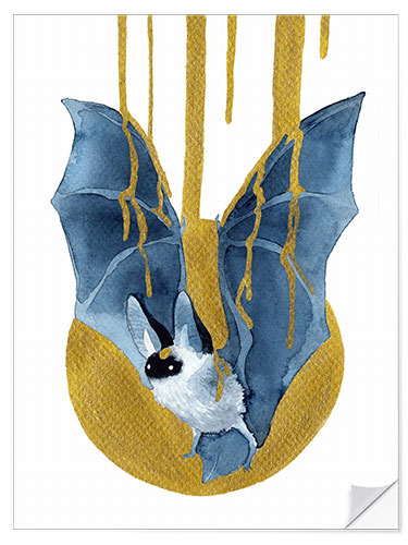 Muursticker Golden Bat