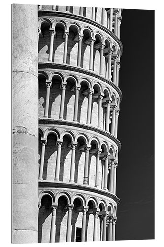 Quadro em plexi-alumínio The Leaning Tower of Pisa in Italy