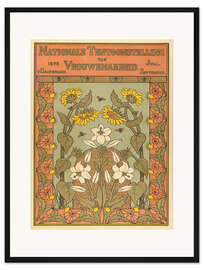 Gerahmter Kunstdruck Nationale Ausstellung für Frauenarbeit in Den Haag