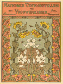 Magnettafel Nationale Ausstellung für Frauenarbeit in Den Haag