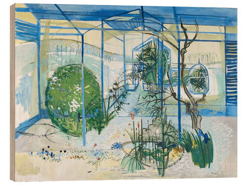 Cuadro de madera Greenhouse