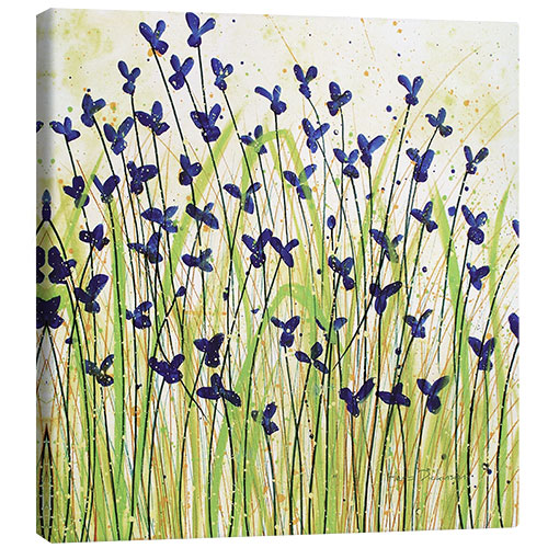 Canvas print Blue Blossoms