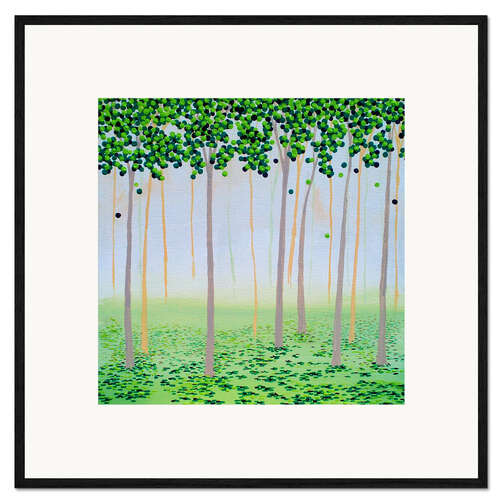 Impressão artística com moldura Summer grove