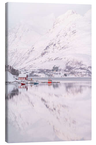 Canvas print Kaldfjord Reflections